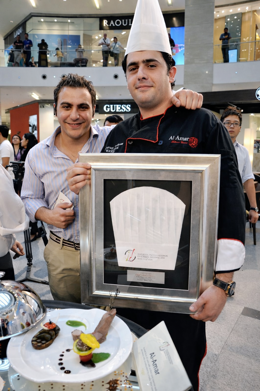 Michel Karam culinary award presentation