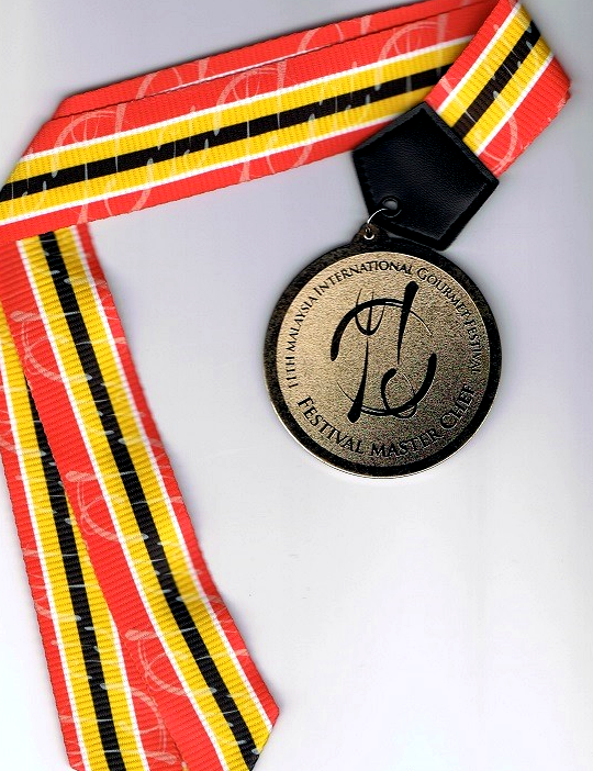 Michel Karam culinary recognition medal